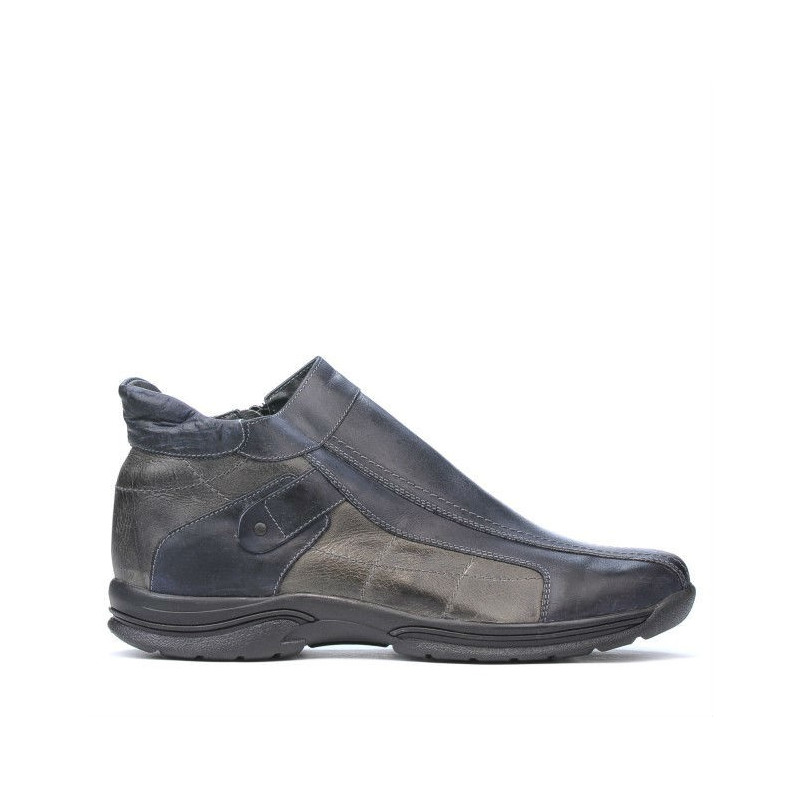Stivaletti uomo 416m tuxon nero+grigio