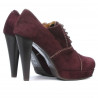 Scarpe eleganti donna 1091 bordeaux antilope