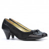 Scarpe eleganti donna 1064 nero+nero antilope