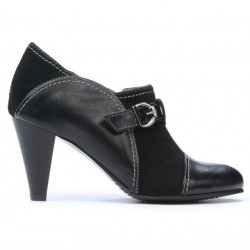Scarpe eleganti donna 1210 nero antilope combinato