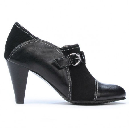 Scarpe eleganti donna 1210 nero antilope combinato