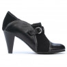 Scarpe eleganti donna 1210 nero antilope combinato