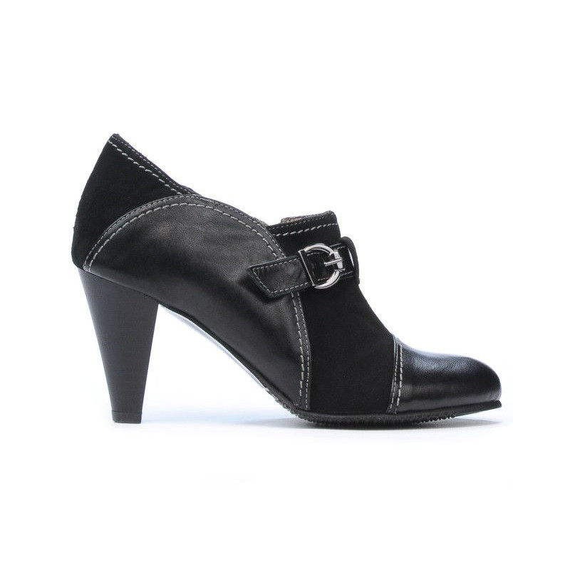 Scarpe eleganti donna 1210 nero antilope combinato