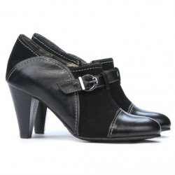 Scarpe eleganti donna 1210 nero antilope combinato