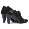 Scarpe eleganti donna 1210 nero antilope combinato