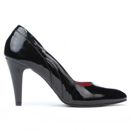 Scarpe eleganti donna 1218 vernice nera