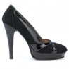 Scarpe eleganti donna 1206 nero antilope combinato