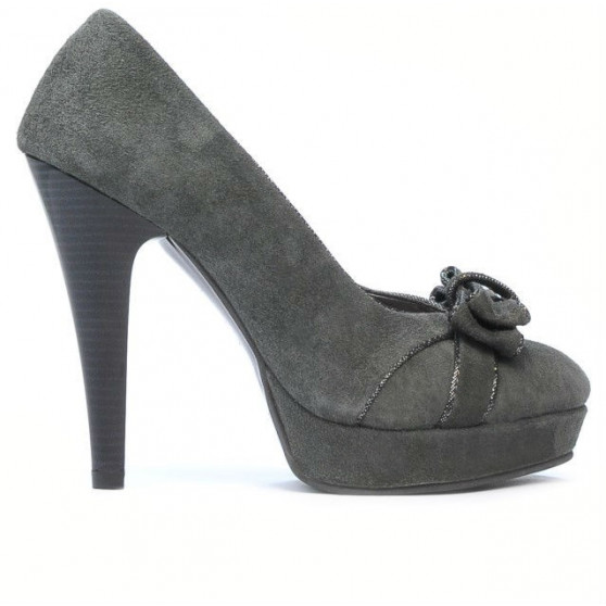 Scarpe eleganti donna 1095-1 grigio antilope combinato