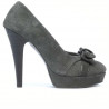Scarpe eleganti donna 1095-1 grigio antilope combinato