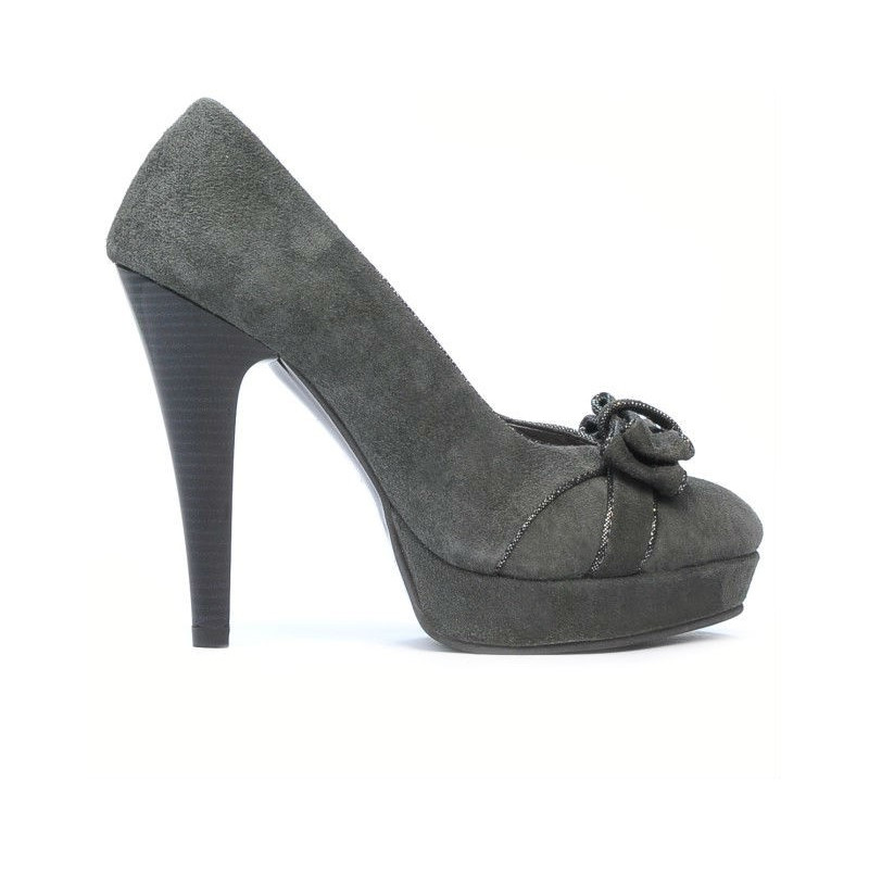 Scarpe eleganti donna 1095-1 grigio antilope combinato
