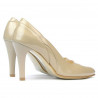 Scarpe eleganti donna 1218 vernice beige