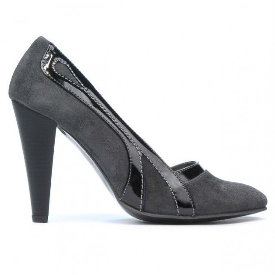 Scarpe eleganti donna 1208 grigio antilope combinato