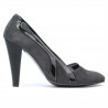 Scarpe eleganti donna 1208 grigio antilope combinato