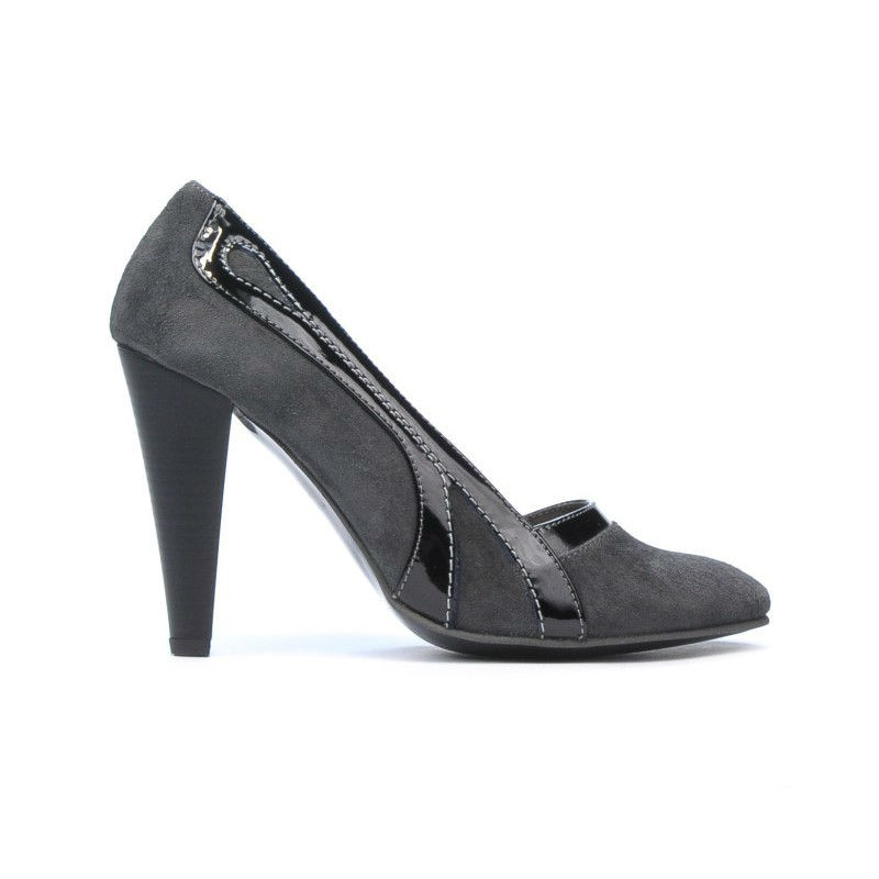 Scarpe eleganti donna 1208 grigio antilope combinato