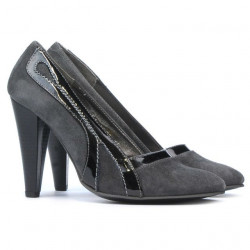Scarpe eleganti donna 1208 grigio antilope combinato