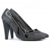 Scarpe eleganti donna 1208 grigio antilope combinato