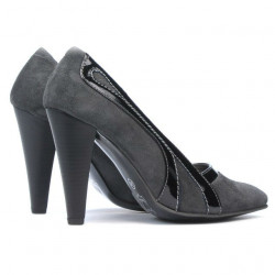 Scarpe eleganti donna 1208 grigio antilope combinato