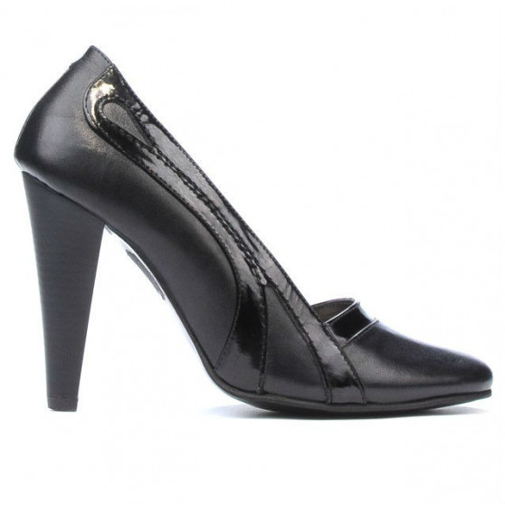 Scarpe eleganti donna 1208 nero+vernice nero