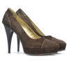 Scarpe eleganti donna 1082 marrone antilope