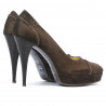 Scarpe eleganti donna 1082 marrone antilope