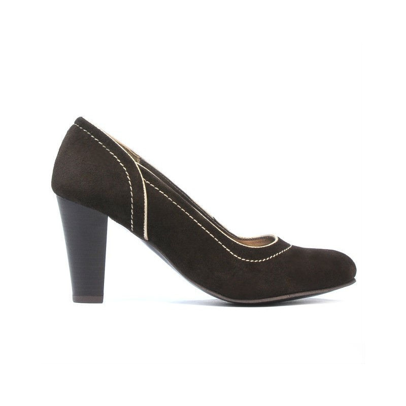 Scarpe eleganti da donna 1205 marrone antilope
