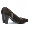 Scarpe eleganti da donna 1205 marrone antilope