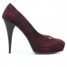 Scarpe eleganti donna 1092 bordeaux antilope