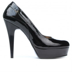 Scarpe eleganti donna 1201 vernice nera