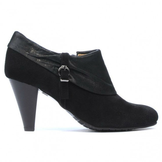 Scarpe eleganti donna 1089 nero antilope combinato