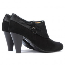 Scarpe eleganti donna 1089 nero antilope combinato