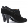 Scarpe eleganti donna 1089 nero antilope combinato