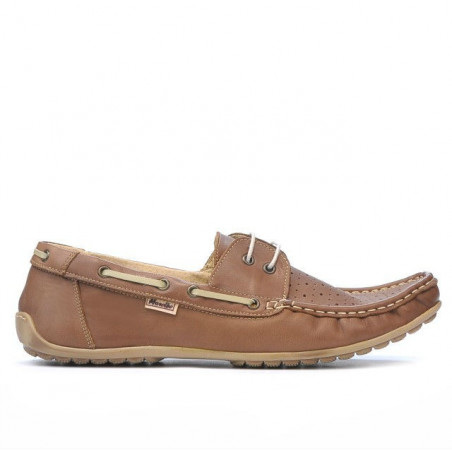Mocassini uomo 778 cappuccino traforato