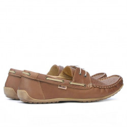 Mocassini uomo 778 cappuccino traforato