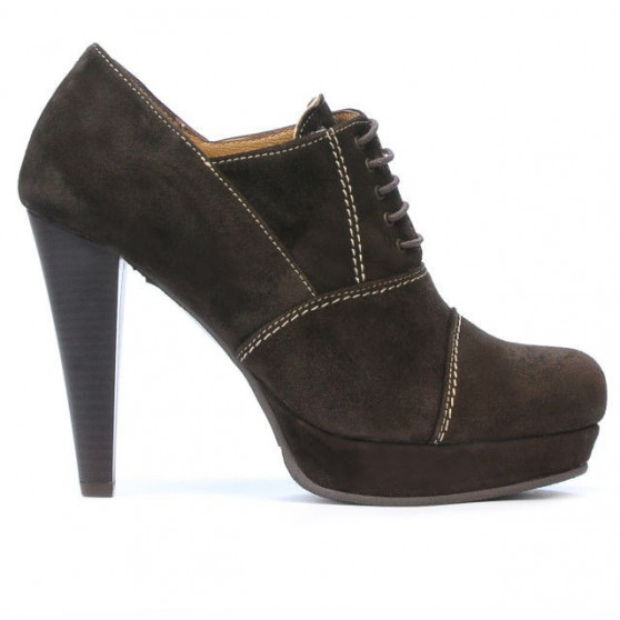 Scarpe eleganti donna 1091 marrone camoscio