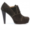 Scarpe eleganti donna 1091 marrone camoscio