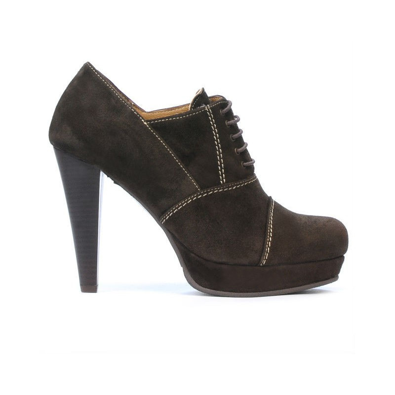 Scarpe eleganti donna 1091 marrone camoscio