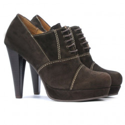 Scarpe eleganti donna 1091 marrone camoscio