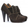 Scarpe eleganti donna 1091 marrone camoscio