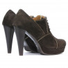 Scarpe eleganti donna 1091 marrone camoscio