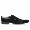 Scarpe eleganti uomo 796 nero velluto