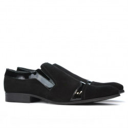 Scarpe eleganti uomo 796 nero velluto
