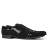 Scarpe eleganti uomo 796 nero velluto