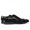 Scarpe eleganti uomo 796 nero velluto