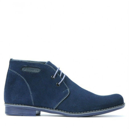 Stivaletti adolescenti 464 indaco velluto