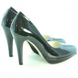 Scarpe eleganti donna 1233 vernice nera