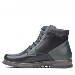 Stivaletti uomo 497 nero+grigio