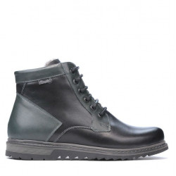 Stivaletti uomo 497 nero+grigio