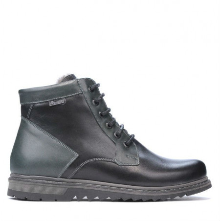 Stivaletti uomo 497 nero+grigio