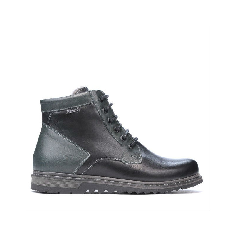 Stivaletti uomo 497 nero+grigio