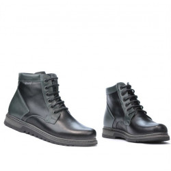 Stivaletti uomo 497 nero+grigio